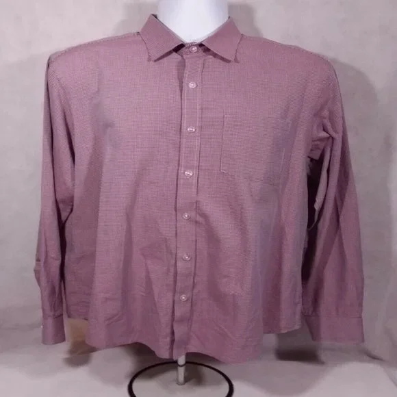 Arrow | Shirts | Mens 42 65 Arrow Long Sleeve Slim Fit Red Dress Shirt |  Poshmark